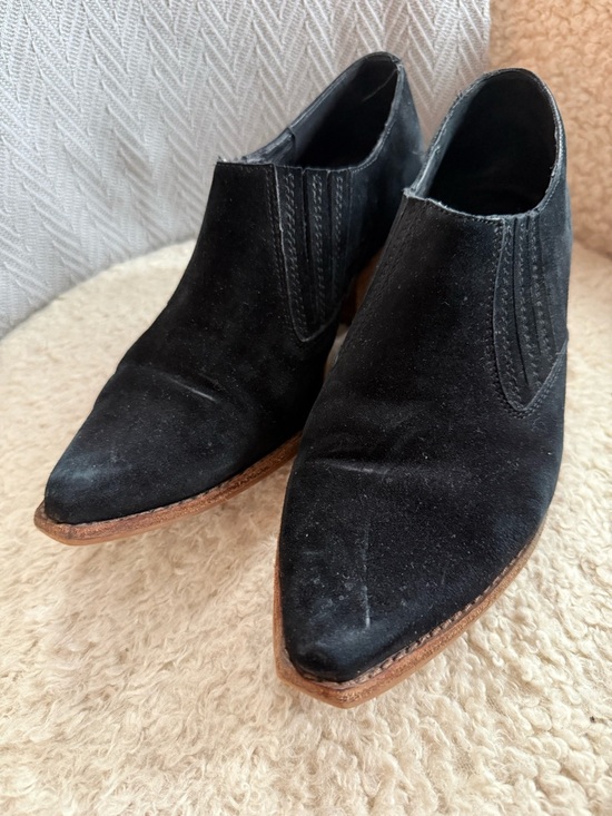 Jeffrey Campbell Shoes - Jeffrey Campbell Black Suede Pointed Ankle Booties